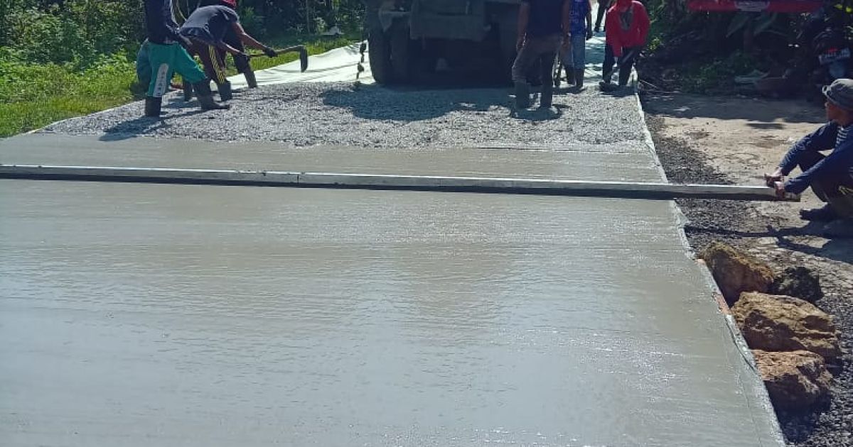 ‎Pemdes Mampir Bangun Infrastruktur Guna Tingkatkan Mobilitas dan Perekonomian Warga
