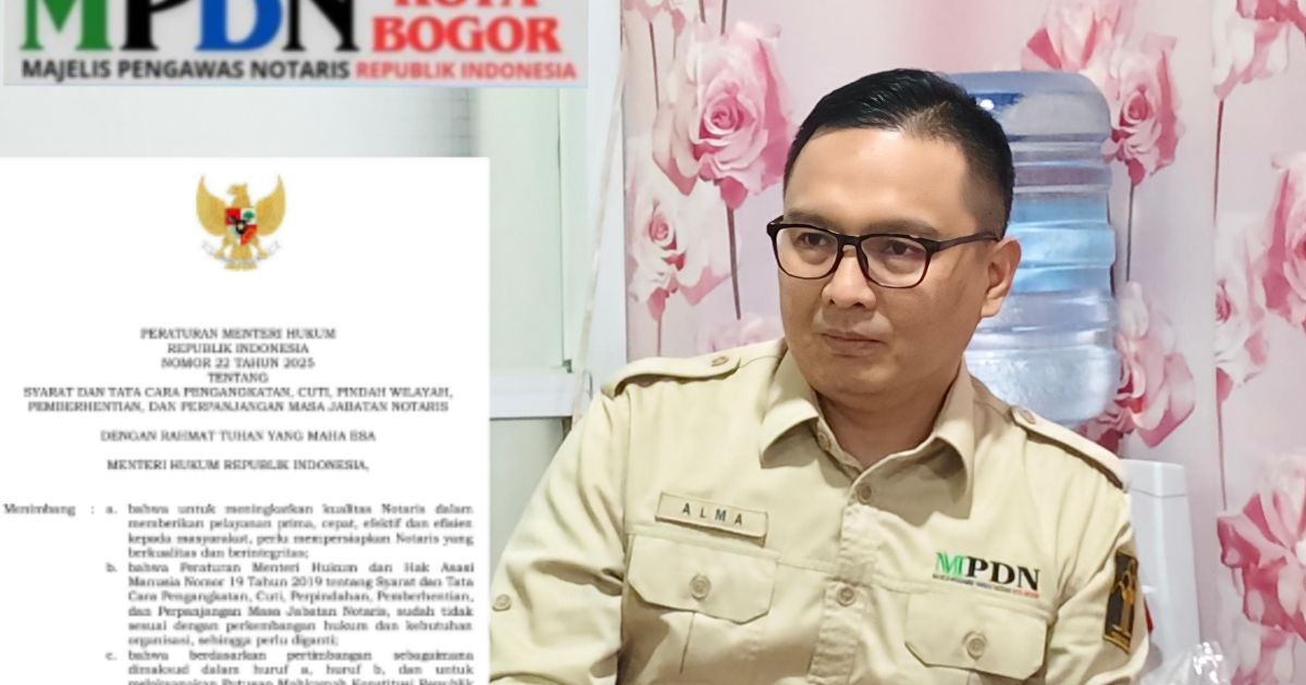 Aturan Baru Notaris: MPDN Kota Bogor Sebarkan Permenkum Nomor 22 Tahun 2025