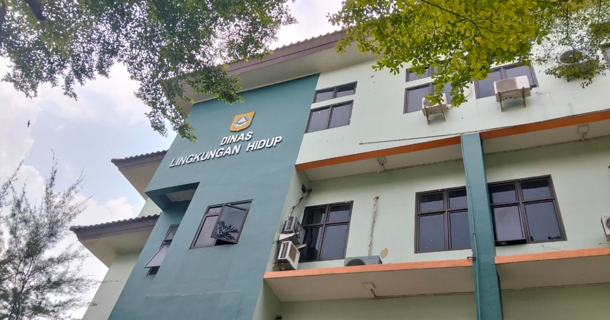 Ket Foto Kantor Dinas Lingkungan Hidup Pemkab Bogor