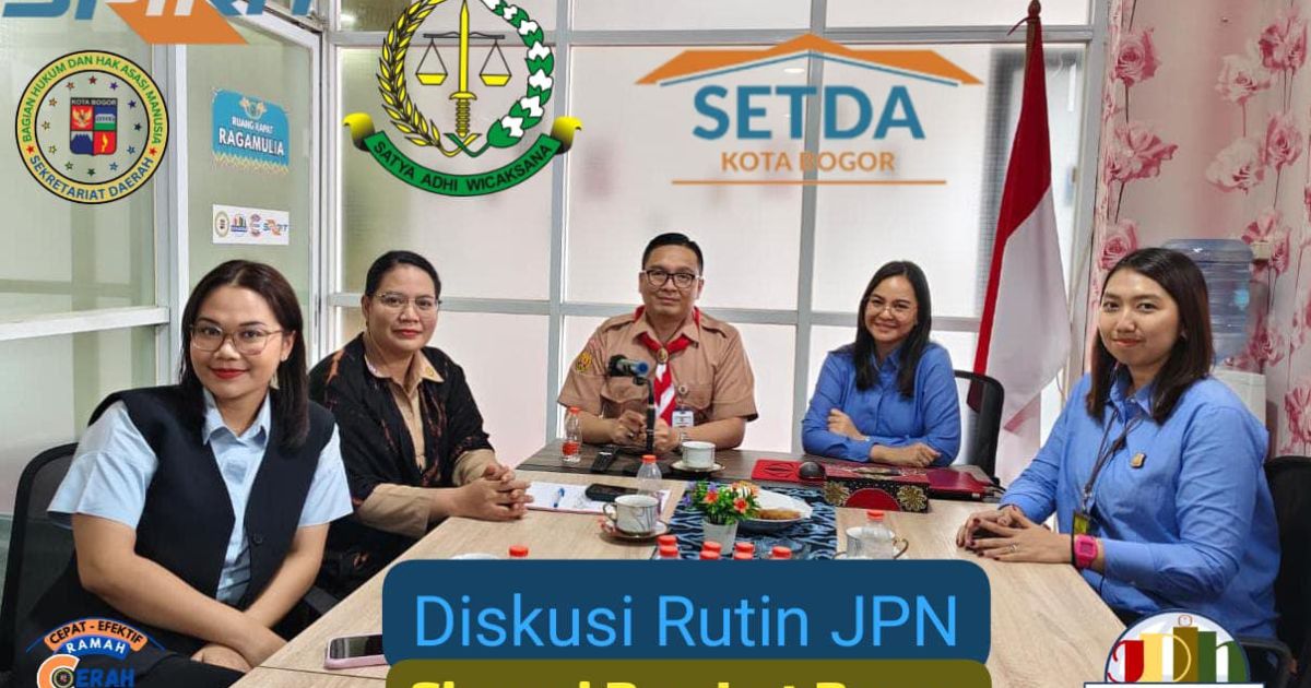 Bagian Hukum dan HAM Setda Kota Bogor Menyusun Roadmap Bersama Jaksa Pengacara Negara Kejaksaan Negeri Kota Bogor