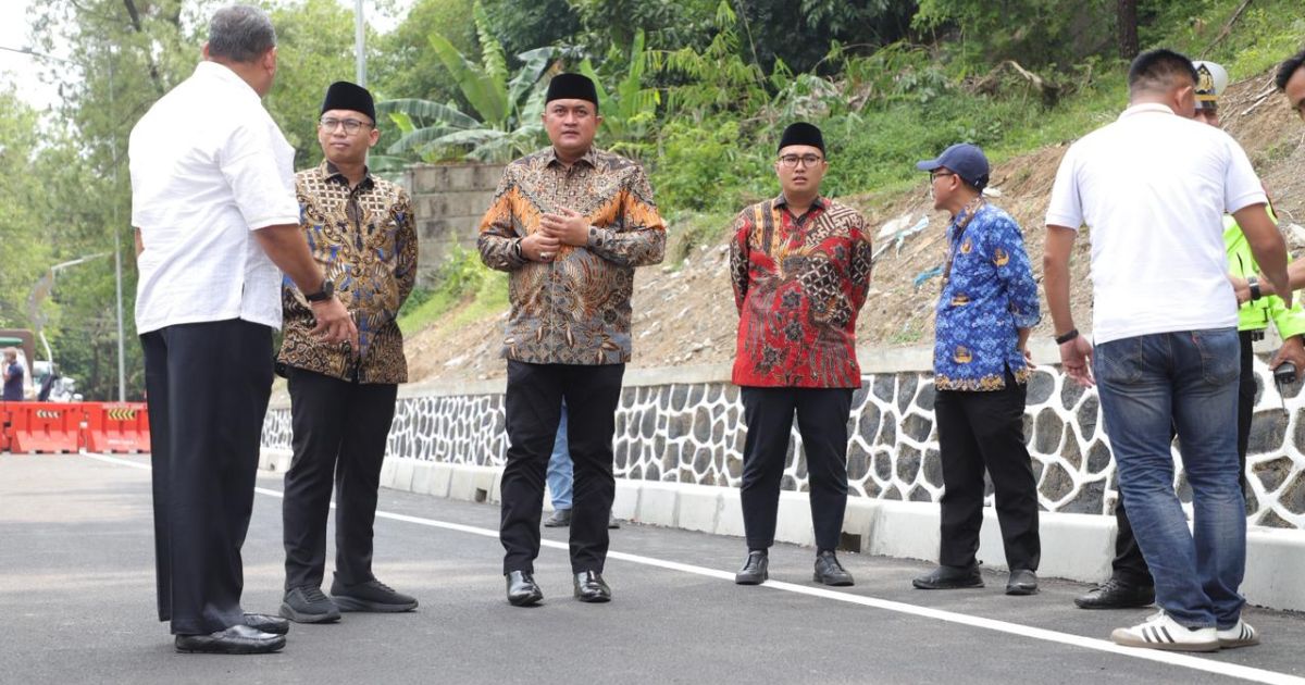 Siap Manfaatkan, Bupati Bogor Meninjau Jalan Shortcut Subianto Sentul