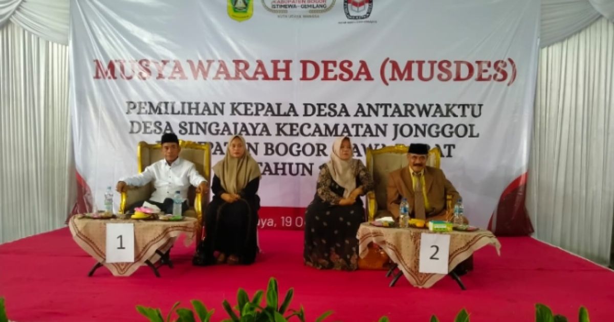 Terpilih Jadi Kepala Desa PAW, Sanapi Ajak Semua Pihak Bangun Desa Singajaya