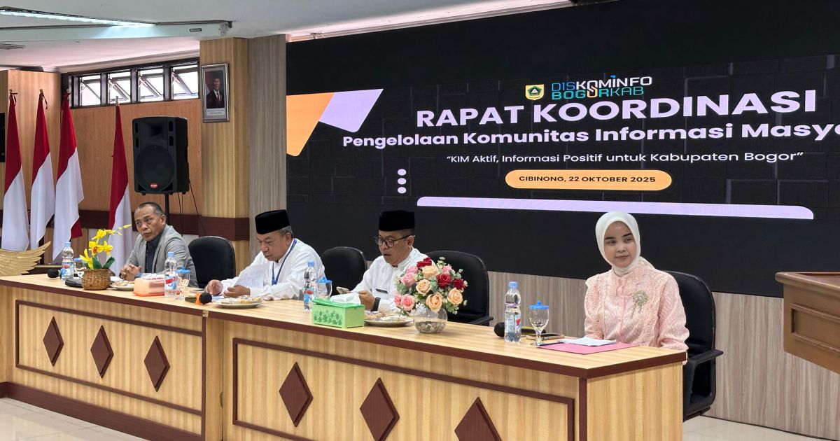 Pemkab Bogor Perkuat Peran KIM sebagai Mitra Strategis Penyebar Informasi Kepada Publik