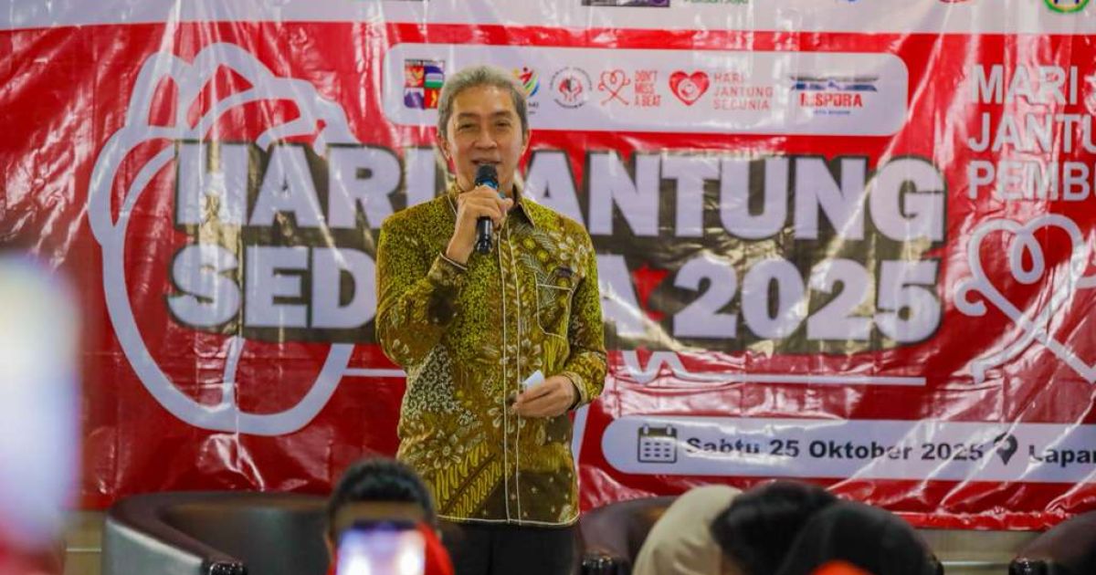 Dedie Rachim Tekankan Pentingnya Gaya Hidup Sehat di Hari Jantung Sedunia