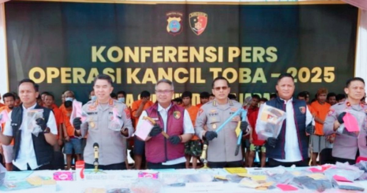 Ditreskrimum Poldasu Berhasil Ungkap 249 Kasus Kejahatan Dengan 226 Tersangka Selama 21 Hari