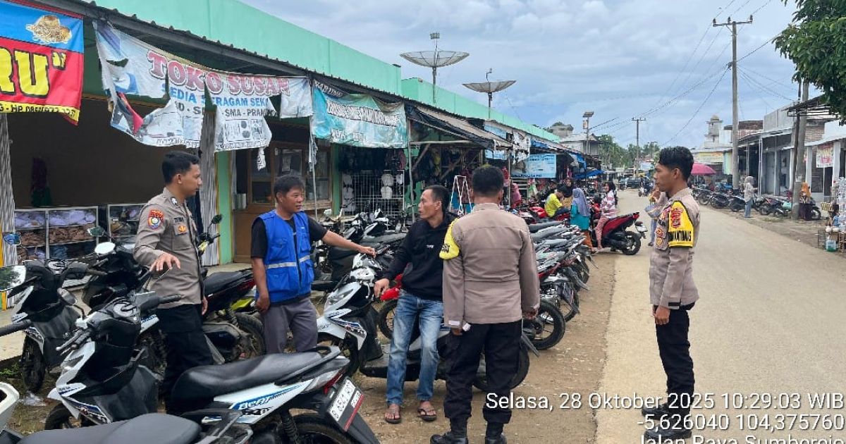 Cegah terjadinya 3C bhabinkamtibmas polsek bengkunat laksanakan patroli rutin