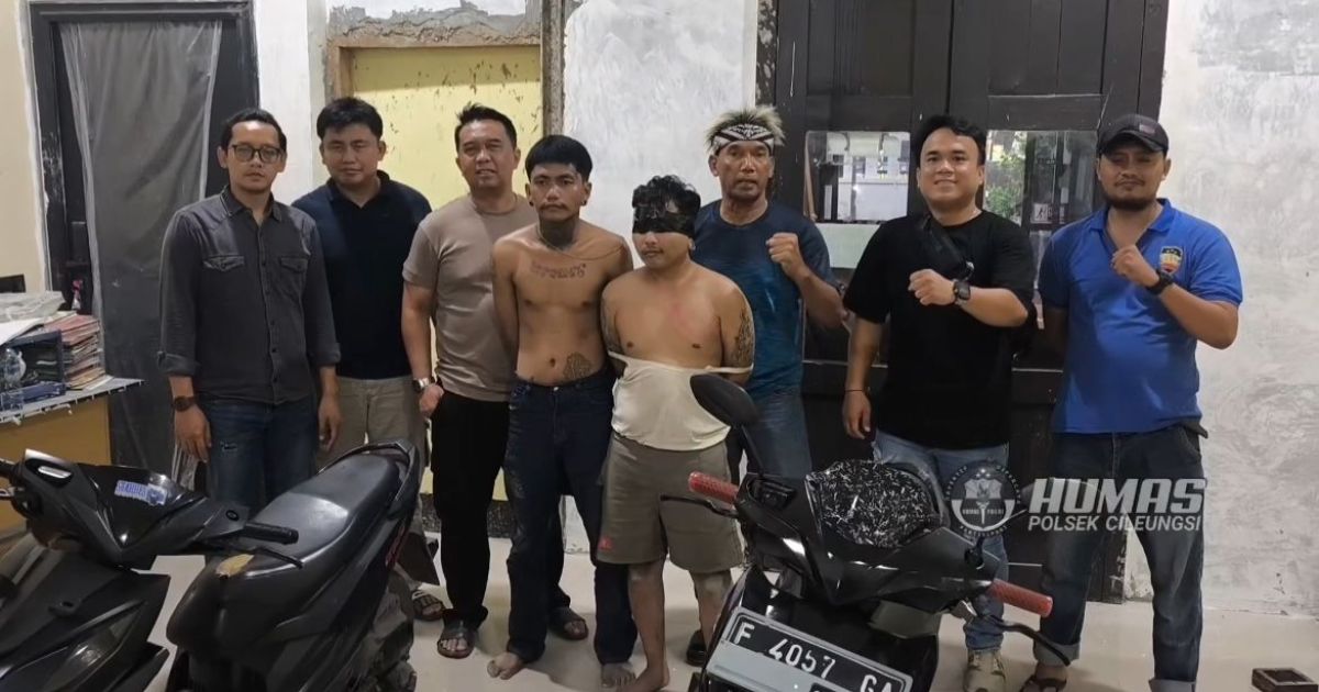 Satu Residivis Baru Bebas Seminggu dari Lapas,Dua Pelaku Curanmor Dibekuk Polisi