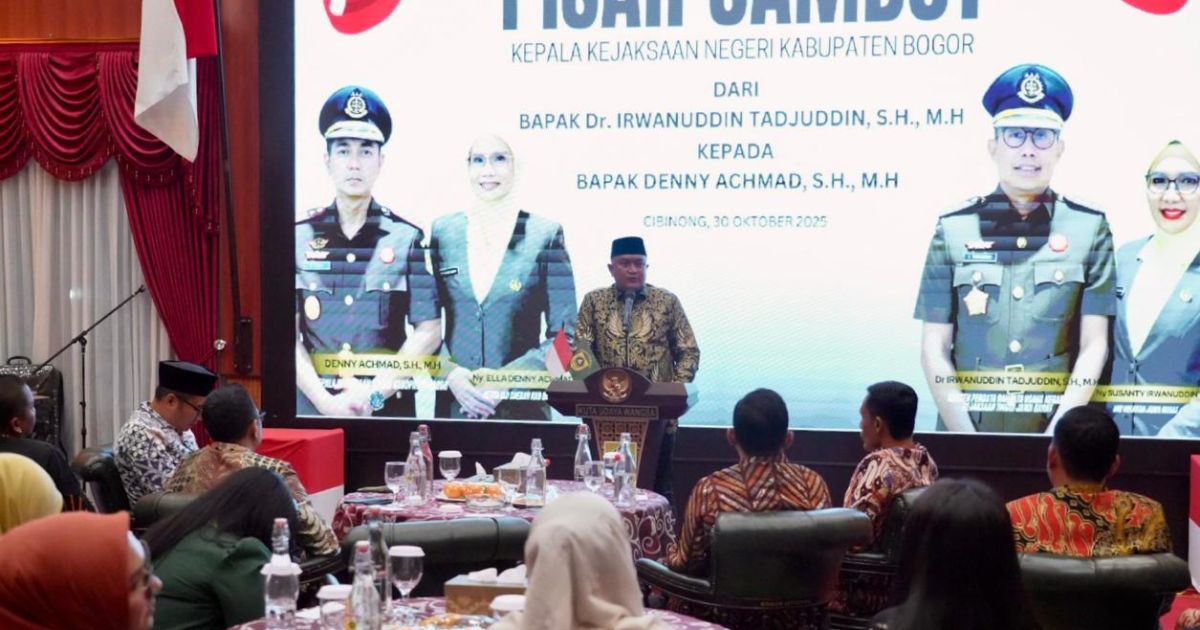 Bupati Bogor Apresiasi Pengabdian Irwanuddin, Sambut Denny Achmad sebagai Kajari Baru