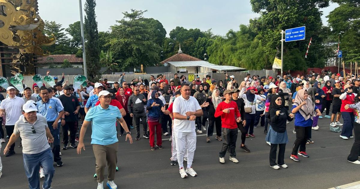 Bupati Bogor Rudy Susmanto Laksanakan Car Free Day Bersama Masyarakat