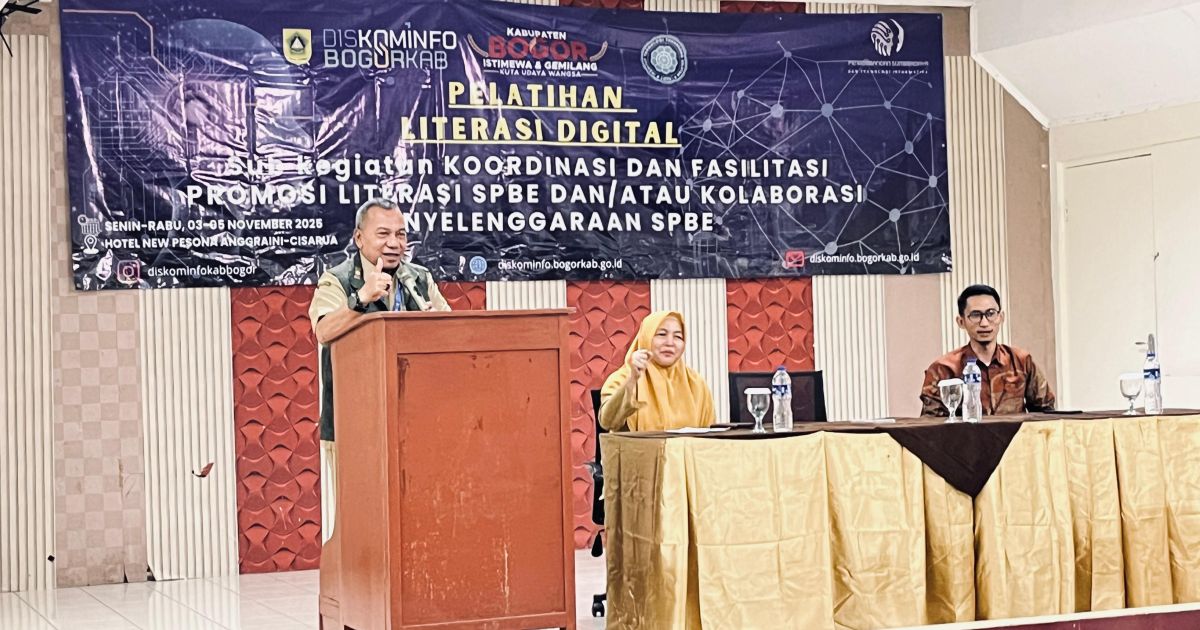 Tingkatkan Kompetensi Era Digital, Pemkab Bogor Selenggarakan Pelatihan Literasi Digital dan AI