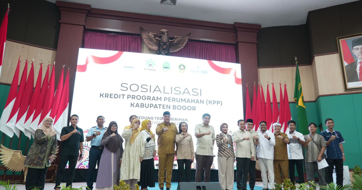 Bupati Bogor Bersama Menteri PKP Dan Pemprov Jabar Komitman Hadirkan Kredit Program Perumahan (KPP) di Kabupaten Bogor