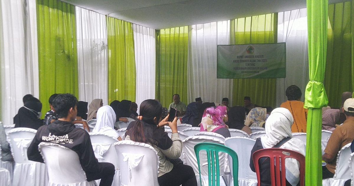 1196 Anggota Merestui Perubahan Anggaran Dasar KUD Sumber Alam Tahun 2025