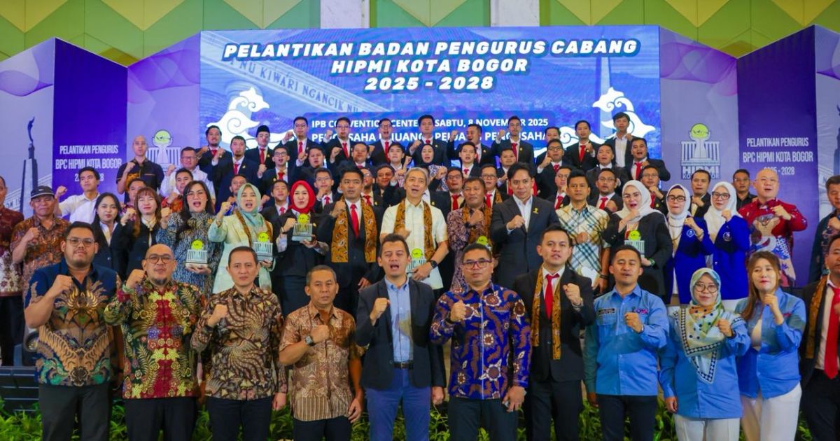 52 Pengurus HIPMI Kota Bogor Periode 2025–2028 Resmi Dilantik