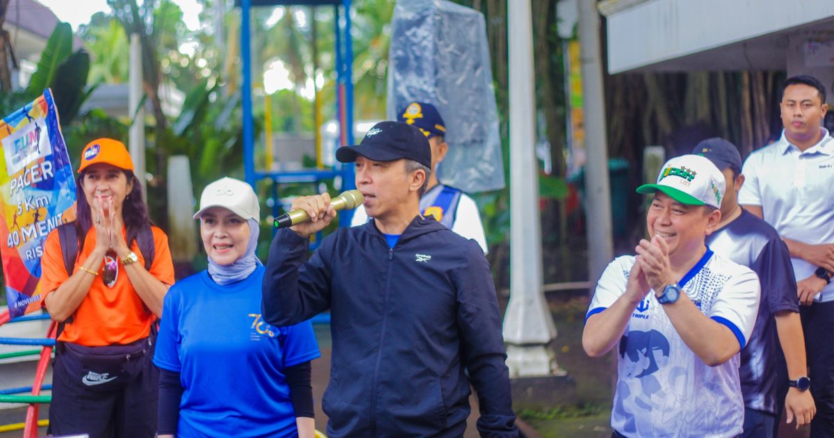 Dedie Rachim Lepas 400 Peserta Fun Walk and Run