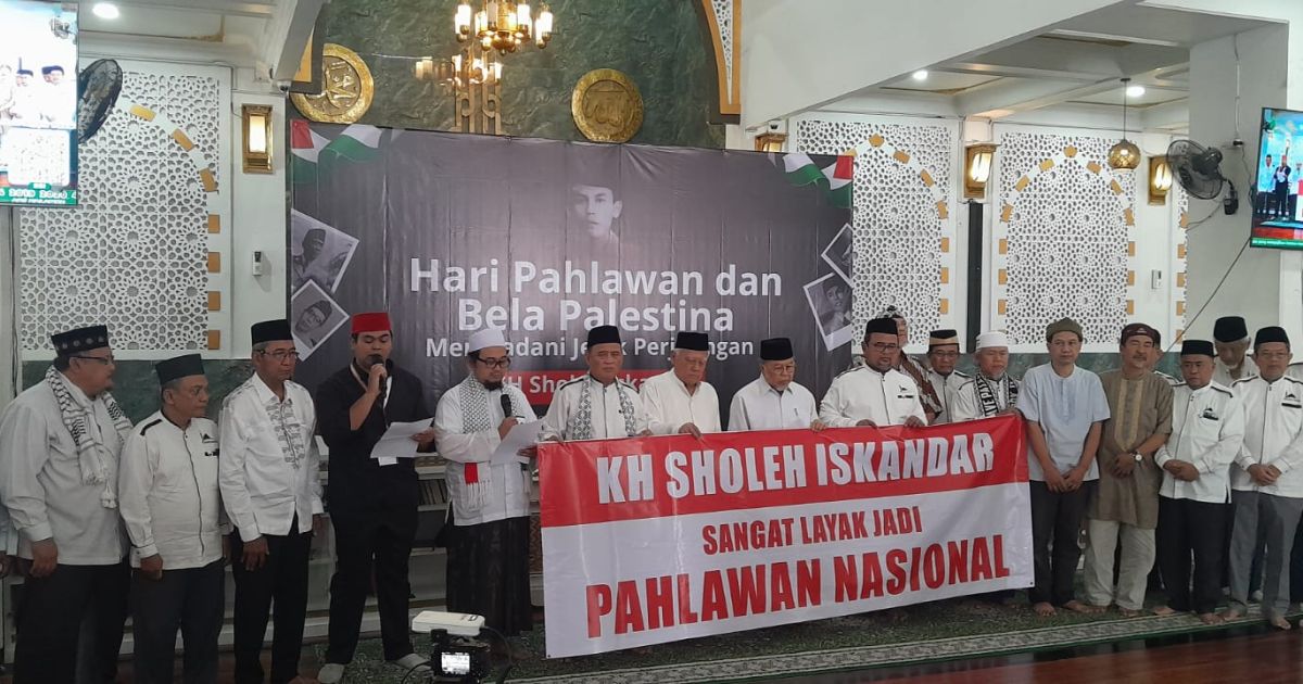 tabligh akbar di bogor, dukungan agar kh sholeh iskandar jadi pahlawan nasional