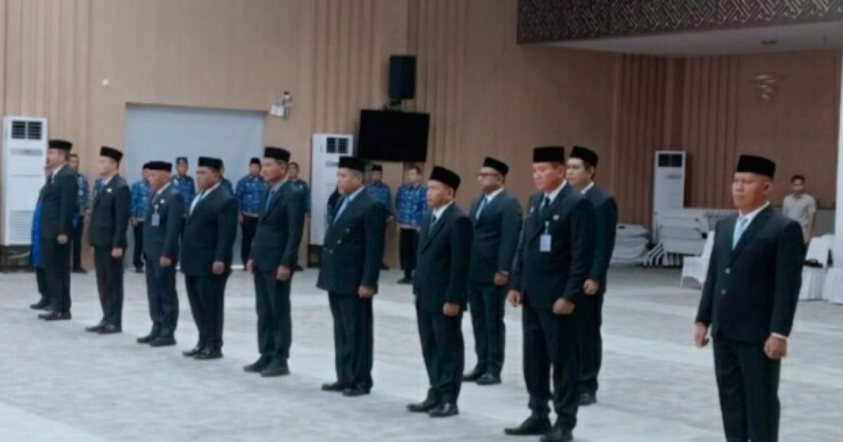 Bupati Batu Bara Melantik Pejabat Eselon II Dan III Dilingkungan Pemerintahan Kab Batu Bara