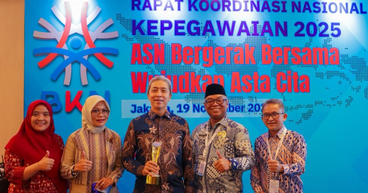 Pemkot Berhasil Raih Penghargaan di BKN Awards 2025