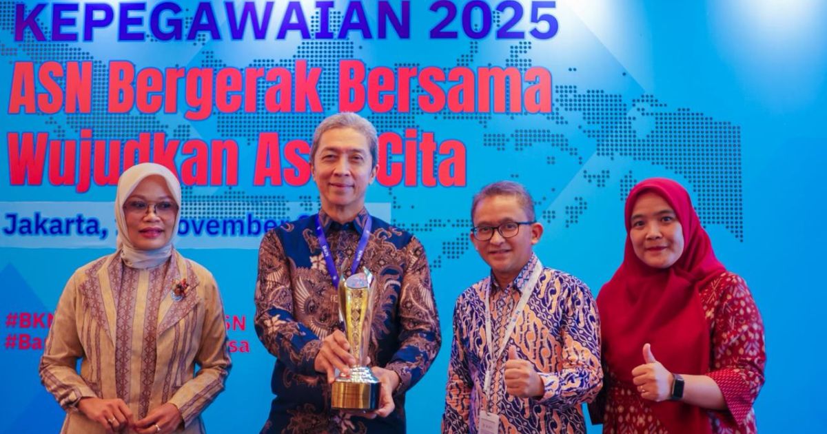 Pemkot Berhasil Raih Penghargaan di BKN Awards 2025