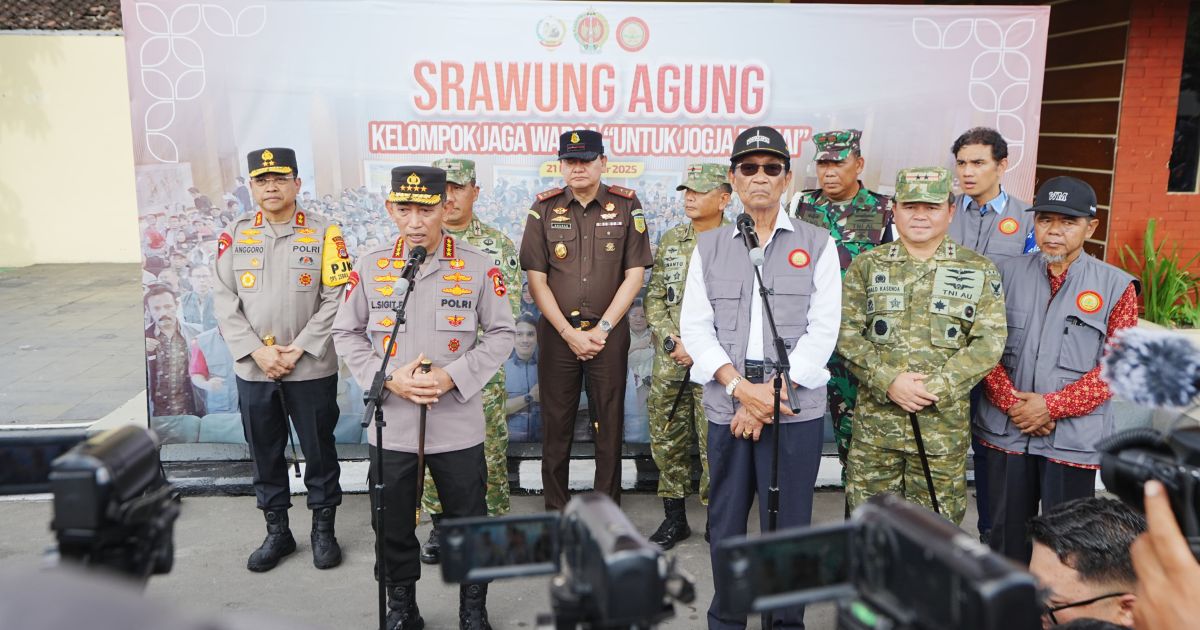 Hadiri Apel Srawung Agung di DIY, Kapolri: Sinergi dengan Warga Jaga Keteraturan Sosial