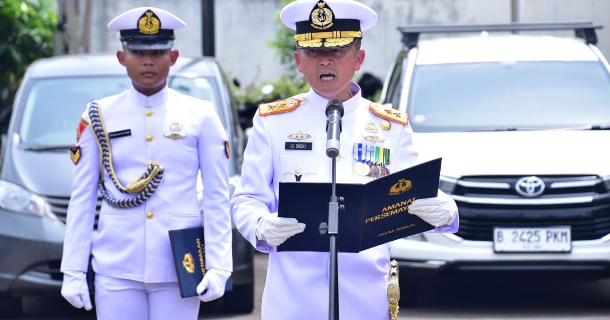 Danpasmar 1 Sebagai Irup Pelepasan Jenazah Almarhum Mayjen TNI Mar (Purn) Purwadi