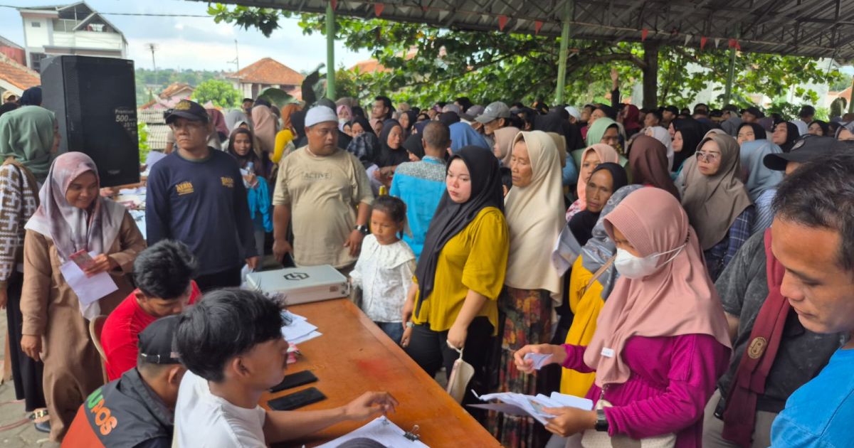 Alhamdulillah, 6.155 Warga Leuwiliang Terima BLT Kesra