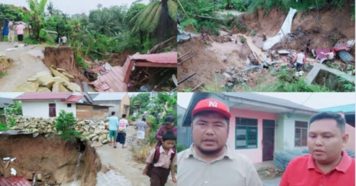 PT Socfindo Lima Puluh Peduli Korban Longsor Diperumnas Jl Nirmala 2  Lingkungan VII