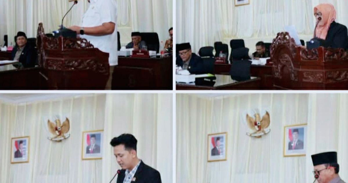 DPRD Batu Bara Mengelar Rapat Paripurna Pendapat Ahir Fraksi Rancangan KUA-PPAS APBD Tahun 2026