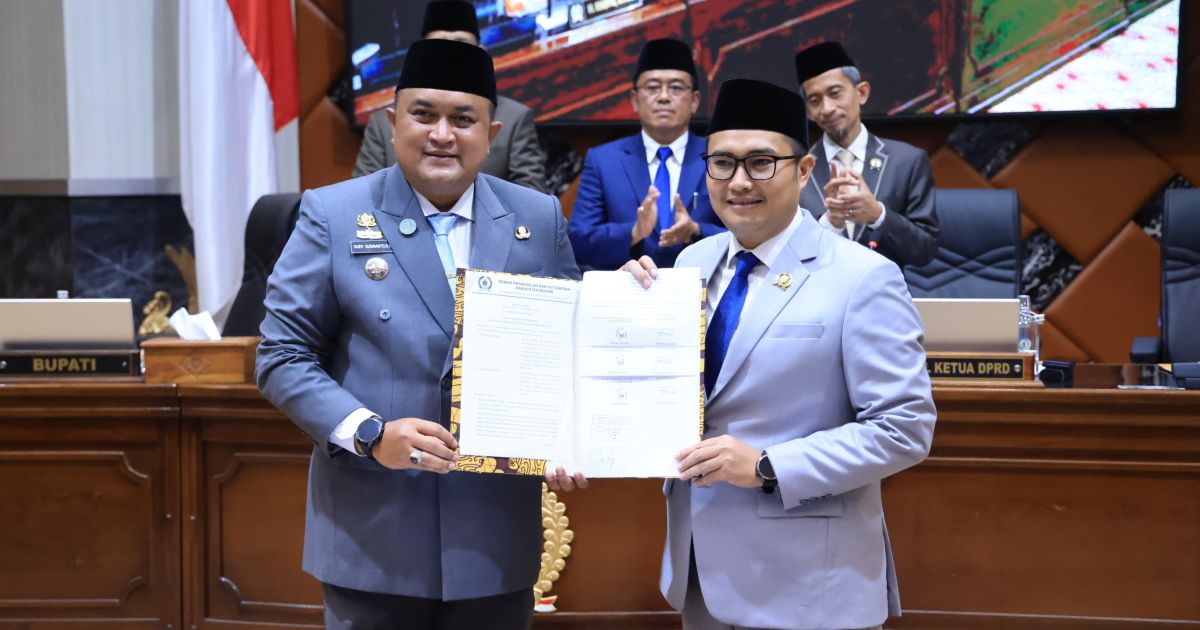 Pemkab Bogor dan DPRD Tetapkan Persetujuan Bersama, Wujud Penguatan Layanan Publik dan Ketertiban Daerah