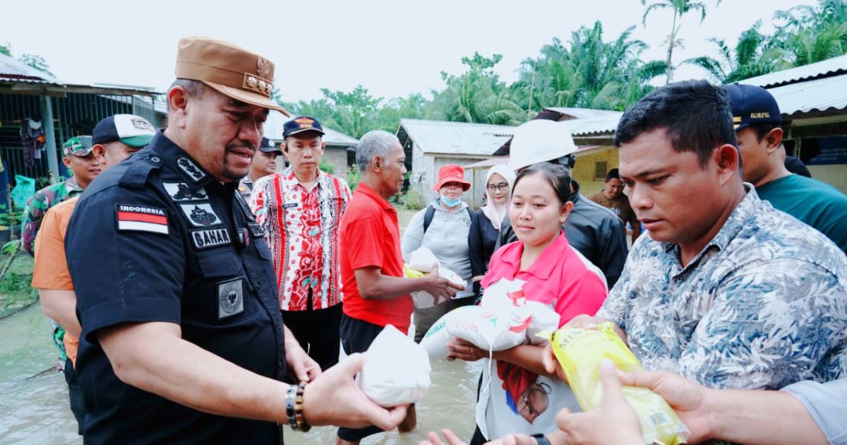 Bupati Batu Bara Tinjau Lokasi Terdampak Banjir Akibat Curah Hujan Tinggi