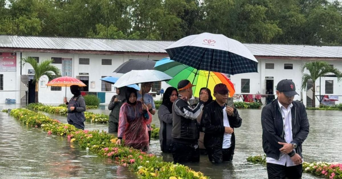 Kakanwil Ditjenpas Aceh,Gerak Cepat Turun Langsung Tinjau Dampak Banjir di LPP Sigli