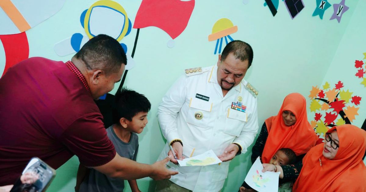 Dirut PT Inalum dan Bupati Batu Bara Kunjungi Yayasan Rumah Belajar Inklusi Smart Kids