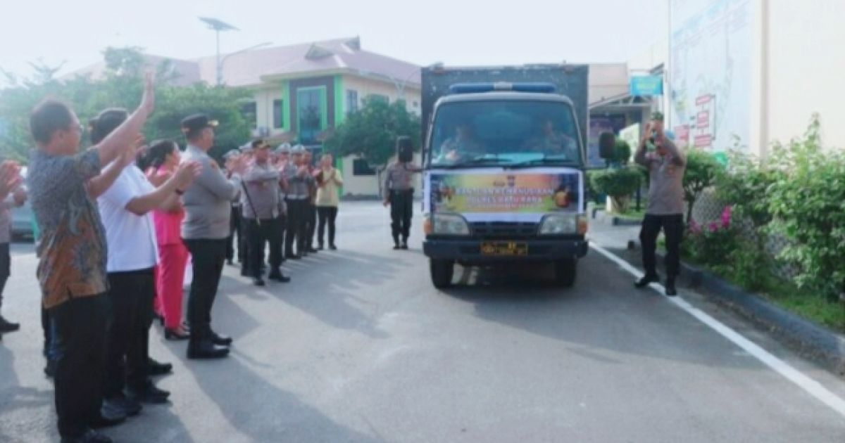 Kirimkan Bantuan Kemanusiaan, Kapolres Batu Bara AKBP Doly Nelson H.H Nainggolan : Mari Kita Doakan Saudara Kita Yang Tertimpa Musibah