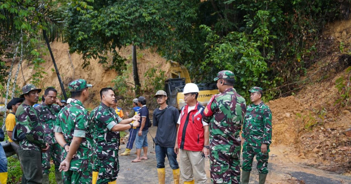 Kasdam I/BB Tinjau Pembukaan Jalan Tarutung–Simpang Rampah–Sibolga, 42 Km Sudah Terbuka