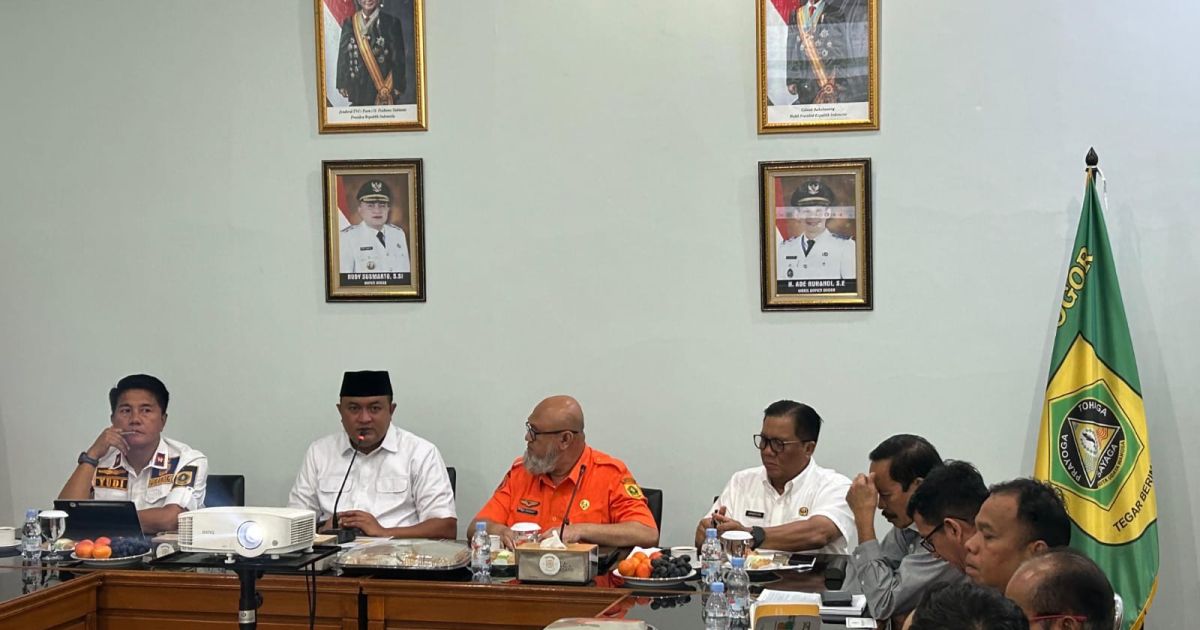 Bupati Bogor Dorong Sinergi Lintas Sektor Untuk Perkuat Mitigasi dan Penanganan Bencana Di Kabupaten Bogor