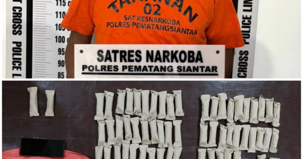 Polres Pematangsiantar Berhasil Ungkap Pemilik Ganja 1,4  Kg di Gang Prima