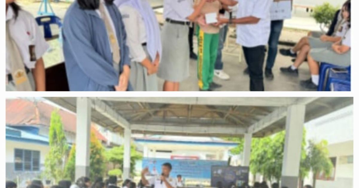 Resnarkoba Polres Siantar Sosialiasi Bahaya Narkoba di SMA N3 Pematangsiantar