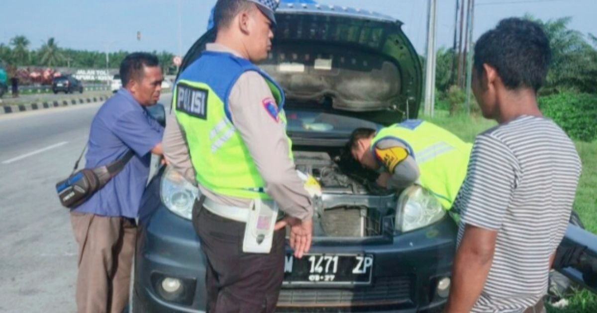 Kasat Lantas Polres Batu Bara Laksanakan Giat Sapa Pemudik Idul Fitri 1447 Hijriyah