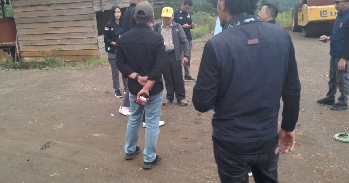 Ket Foto : Tim Kejati Sulawesi Tengah saat Sidak ke Lokasi PT Cocoman (CCM) selasa(23/6/2026)