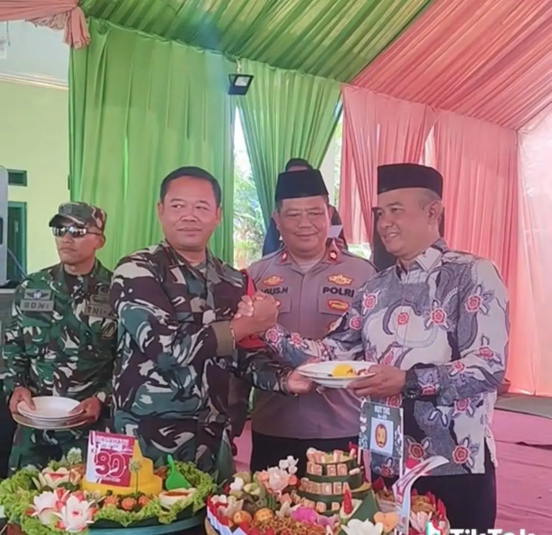 Koramil 0621-08/Cariu Adakan Syukuran Dalam Rangka Bhakti Sosial HUT TNI ke 80 Tahun 