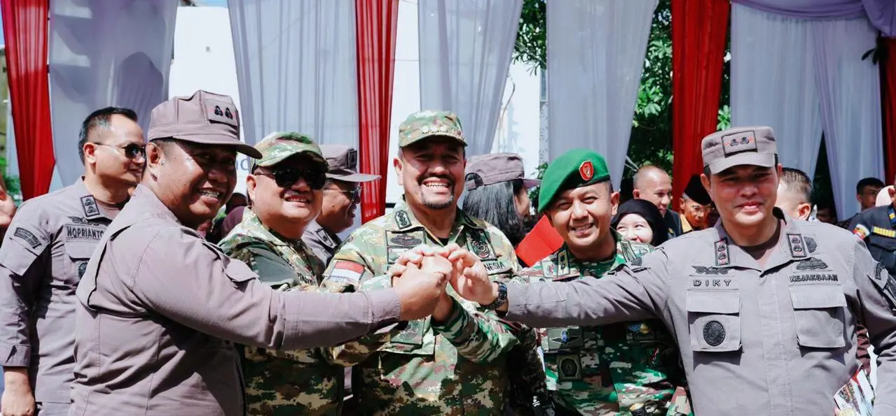 Bupati Batu Bara Hadiri Upacara HUT ke-80 TNI di Medan
