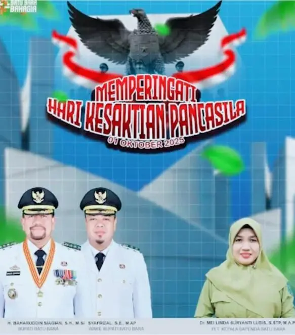 Peringatan Hari kesaktian Pancasila Momen Perkuat Persatuan Dan Nasionalisme Ucap Ka Bapenda Batu Bara 