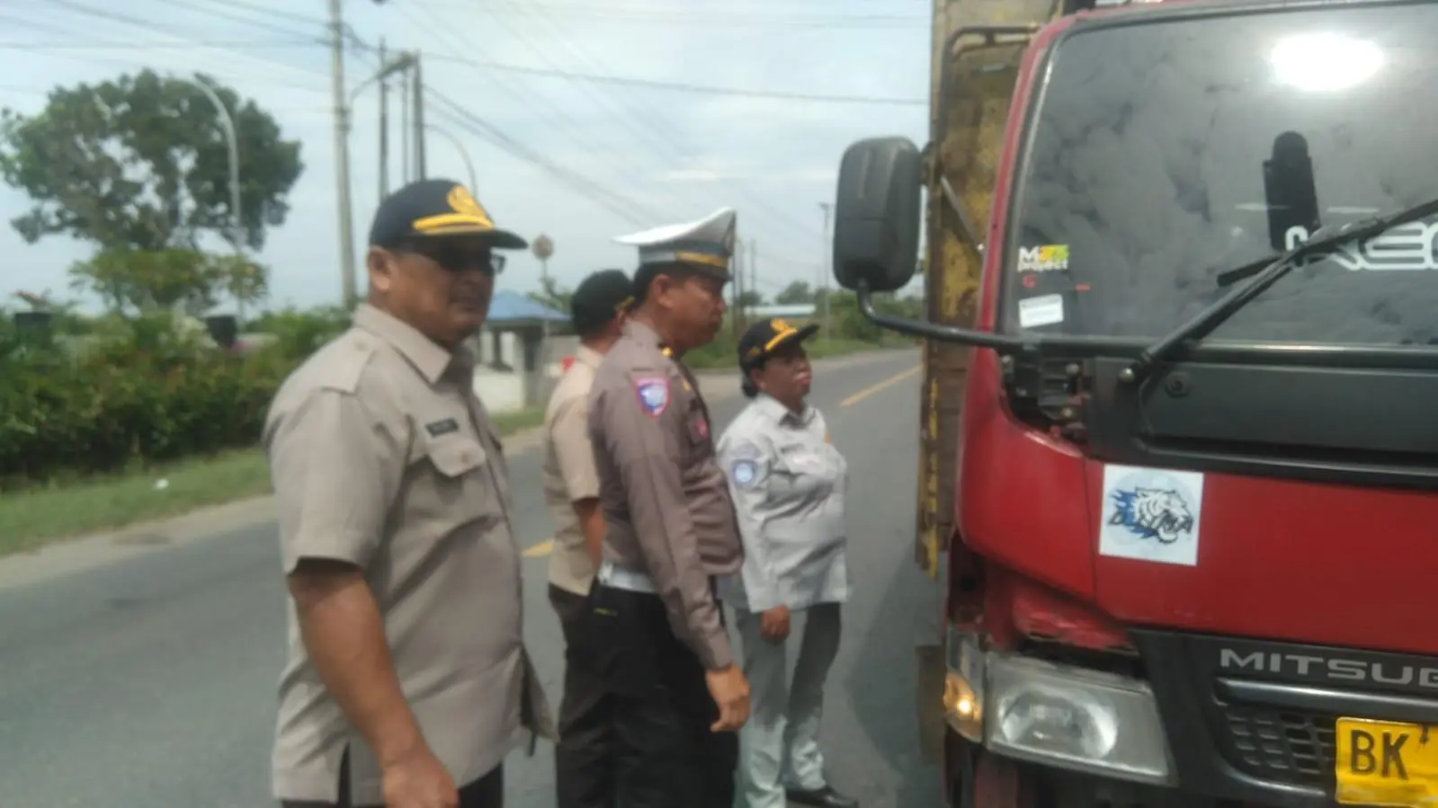 Satlantas Polres Batu Bara Razia Gubungan Terkait Pajak Kendaraan Bermotor 