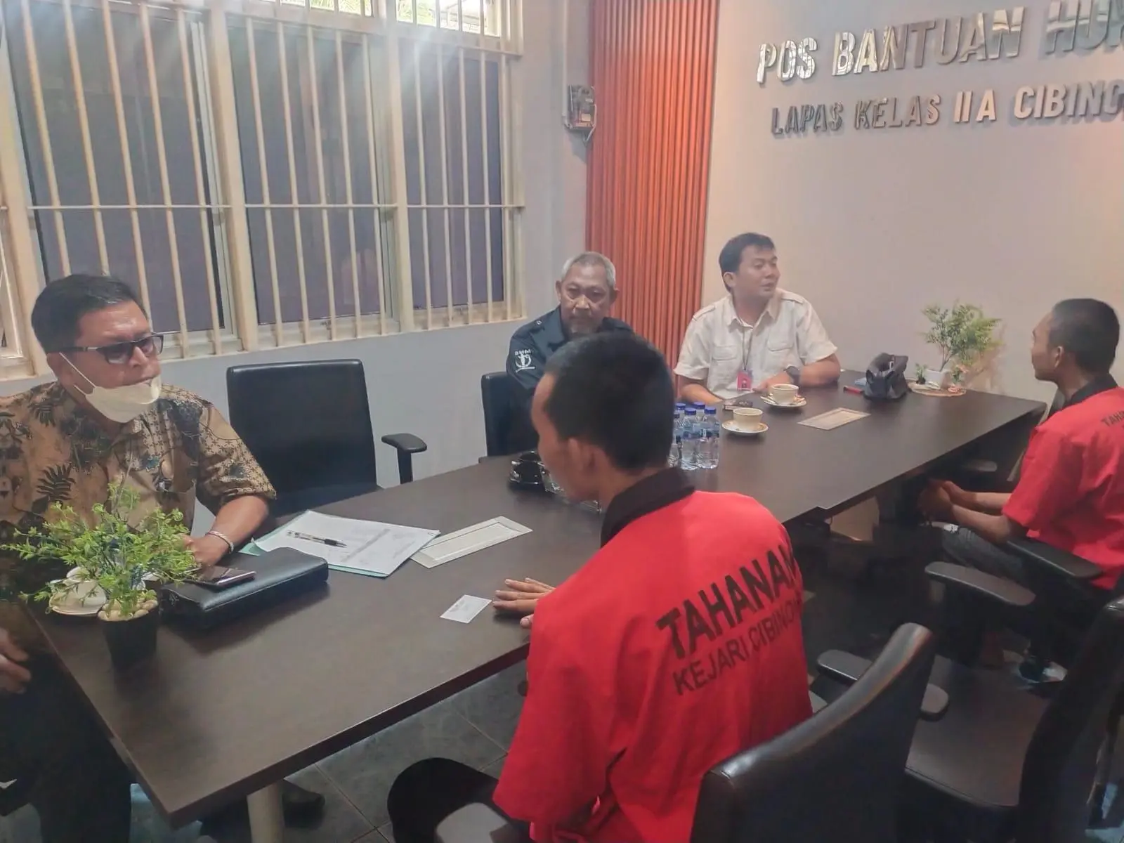 Sediakan Pos Bantuan Hukum Gratis,Lembaga Bantuan Hukum Masyarakat (LBHM) Cibinong Gandeng Lapas IIA Cibinong