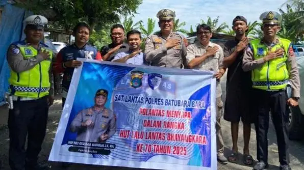 Satlantas Polres Batu Bara Terus Aktif Edukasi Keselamatan Berkendaraan Dalam Program Polatas Menyapa