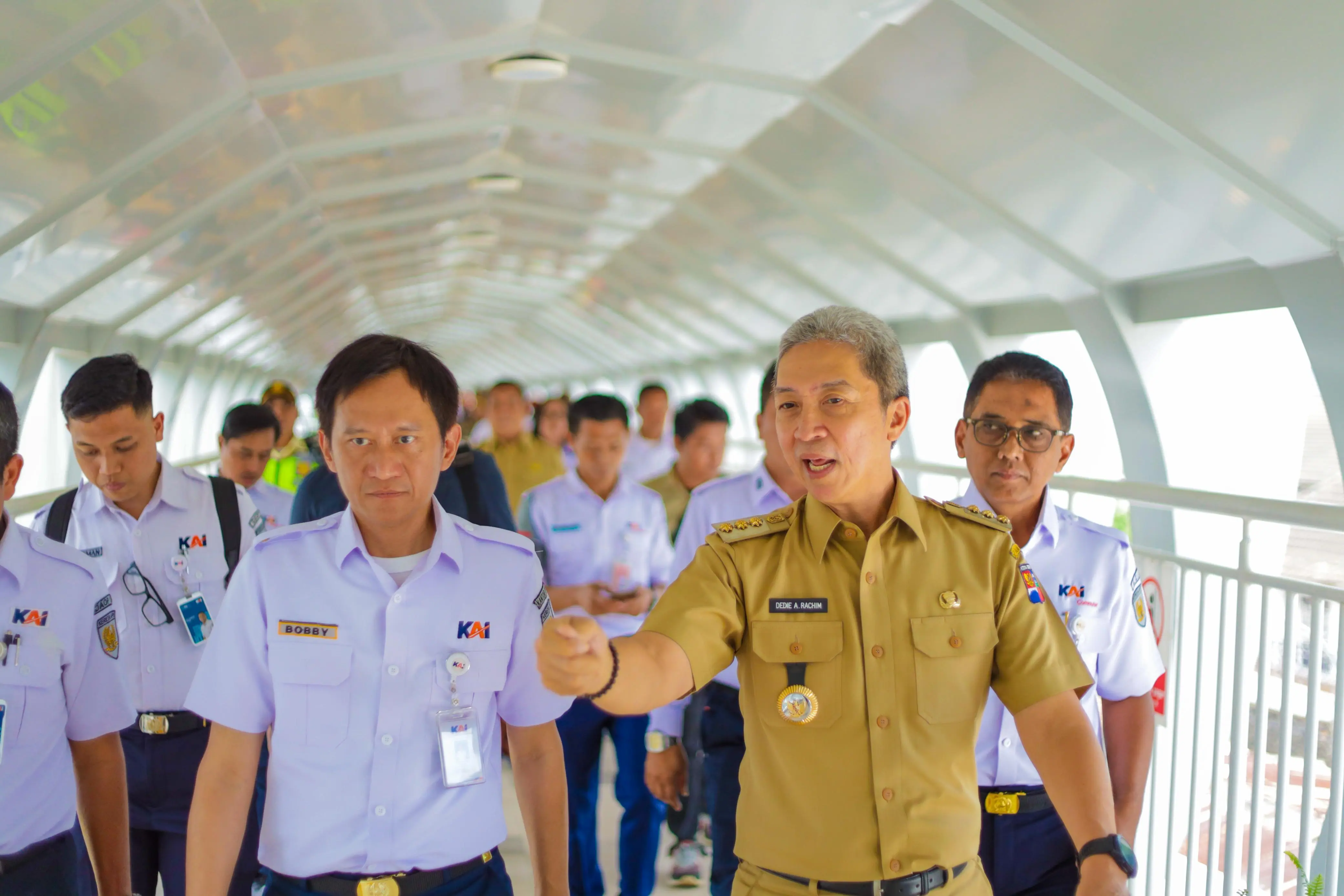 Dedie Rachim dan Dirut KAI Bahas Pengembangan Transportasi Massal