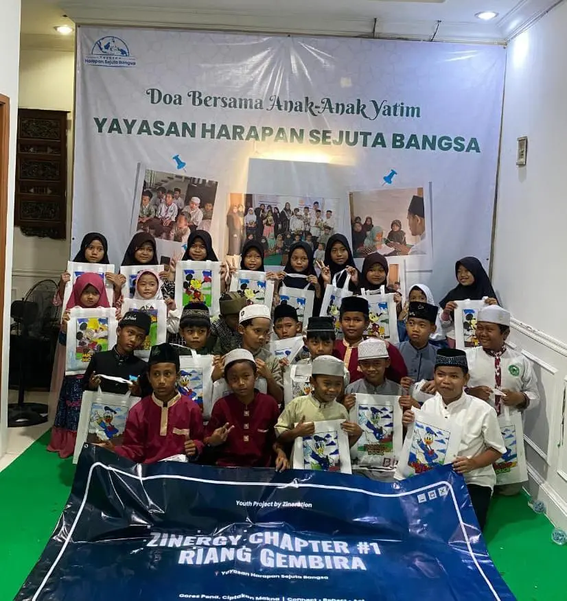 Selenggarakan Bakti Sosial, Komunitas Youth Project Gandeng Yayasan Harapan Sejuta Bangsa