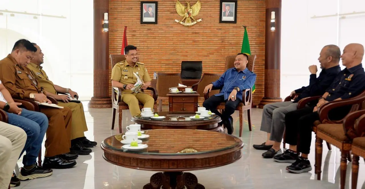 Harapkan Dukungan Insan Pers Sukseskan Program PHTC , Gubernur Bobby Nasution Sambut  Baik Program PWI Sumut