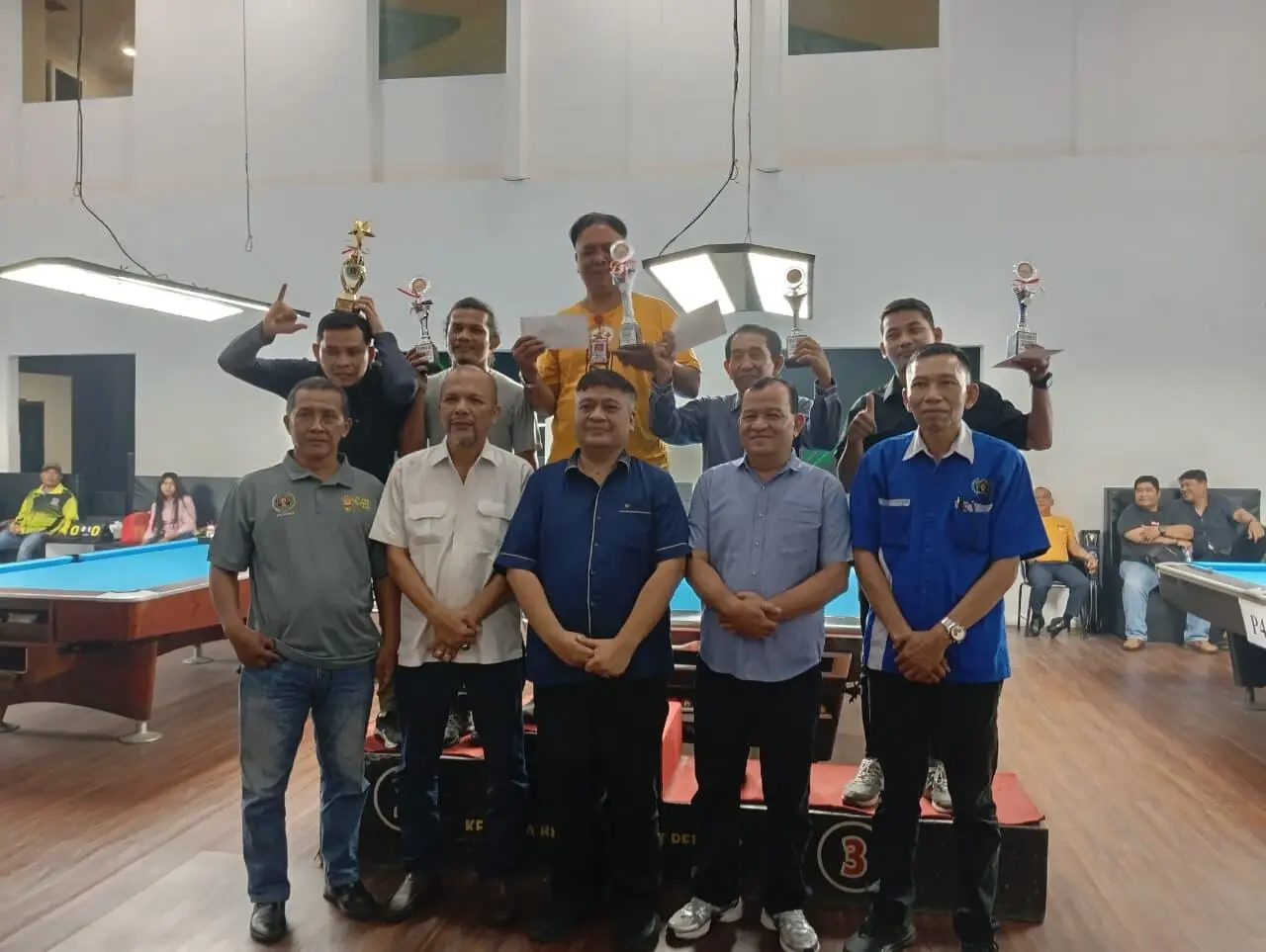 Turnamen Biliar Antar Wartawan Berakhir, Salomo Ingin Digelar Lebih Besar Dan Bergensi