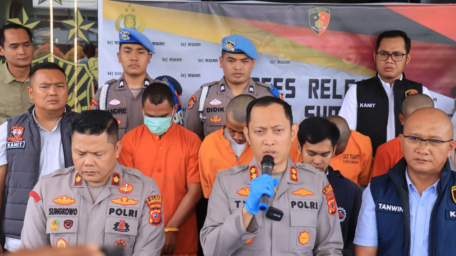 Polisi Bekuk Komplotan Pembobol Sekolah di Sumedang, Lima Pelaku dan Satu Penadah Ditangkap