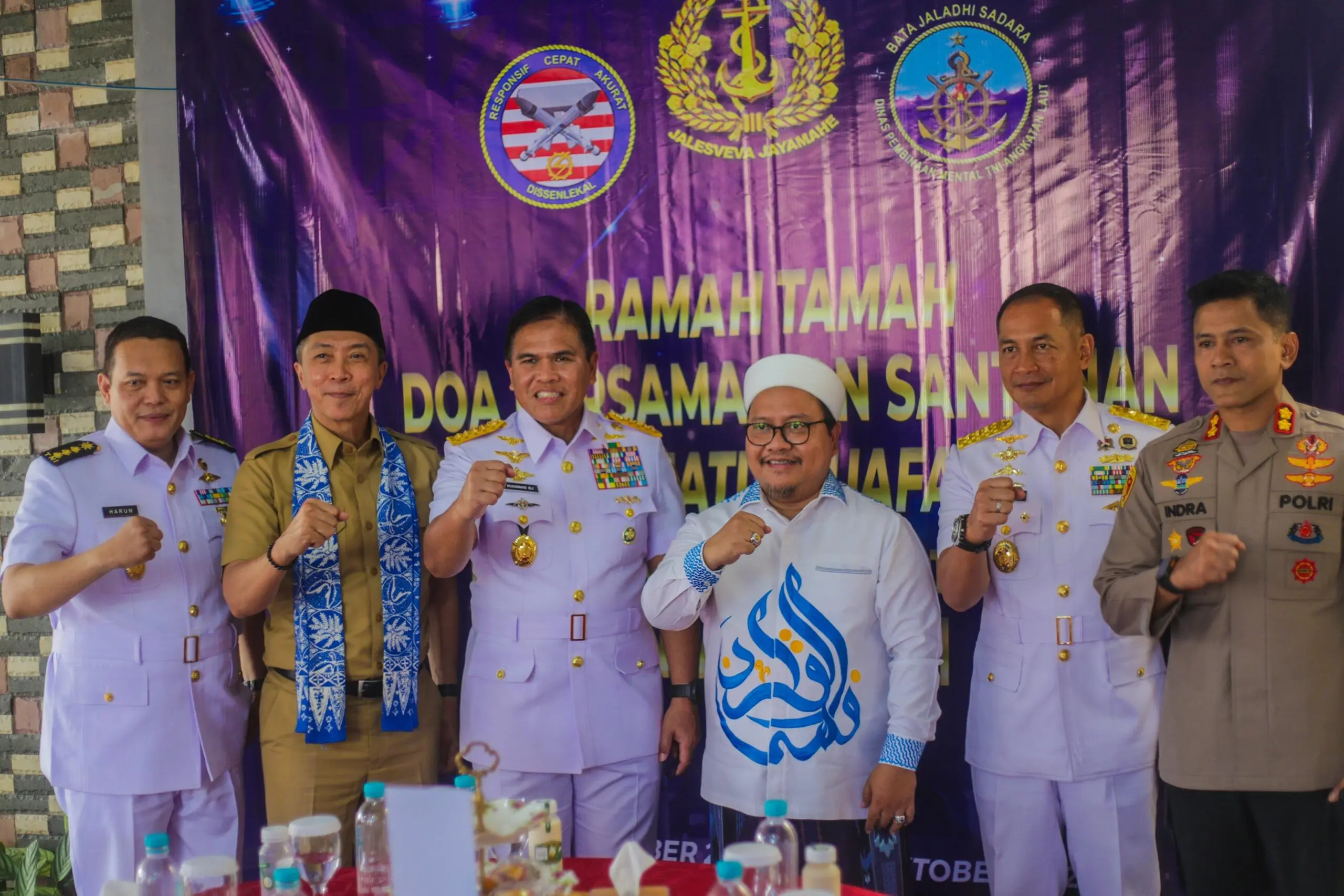 HUT ke-80 TNI AL, Ponpes Tarbiyatushibbyan Gelar Doa Bersama dan Santunan